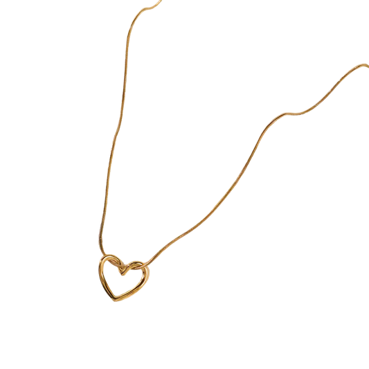 SALVE Stainless Steel Gold Heart | 18k gold plated