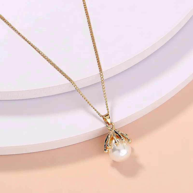 Natural Freshwater Pearl  | 18K Gold Pated Necklace