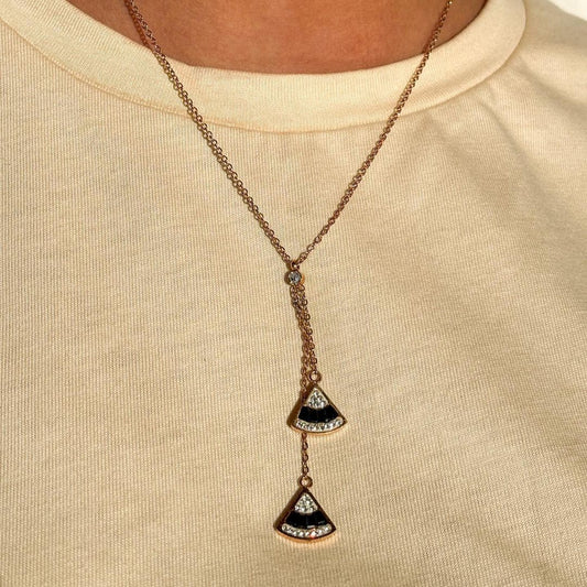 The Triangle Duo Necklace